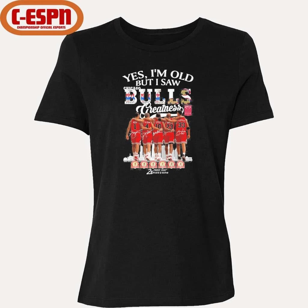 Official Yes, I’m Old But I Saw Chicago Bulls Greatness Legends Shirt
