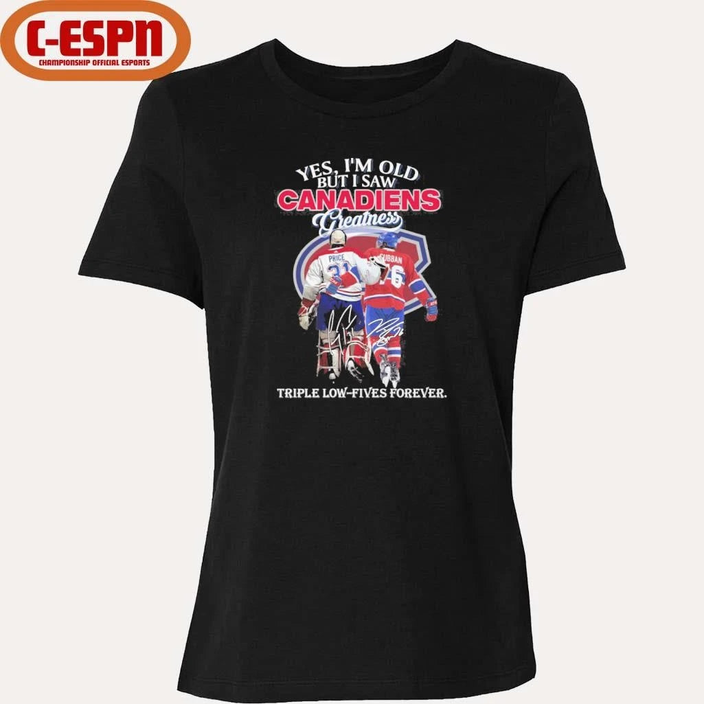 Official Yes, I’m Old But I Saw Montreal Canadiens Price And Subban Greatness Shirt