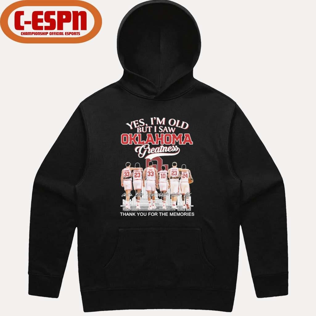 Official Yes, I’m Old But I Saw Oklahoma Men’s Basketball Greatness T-Shirt