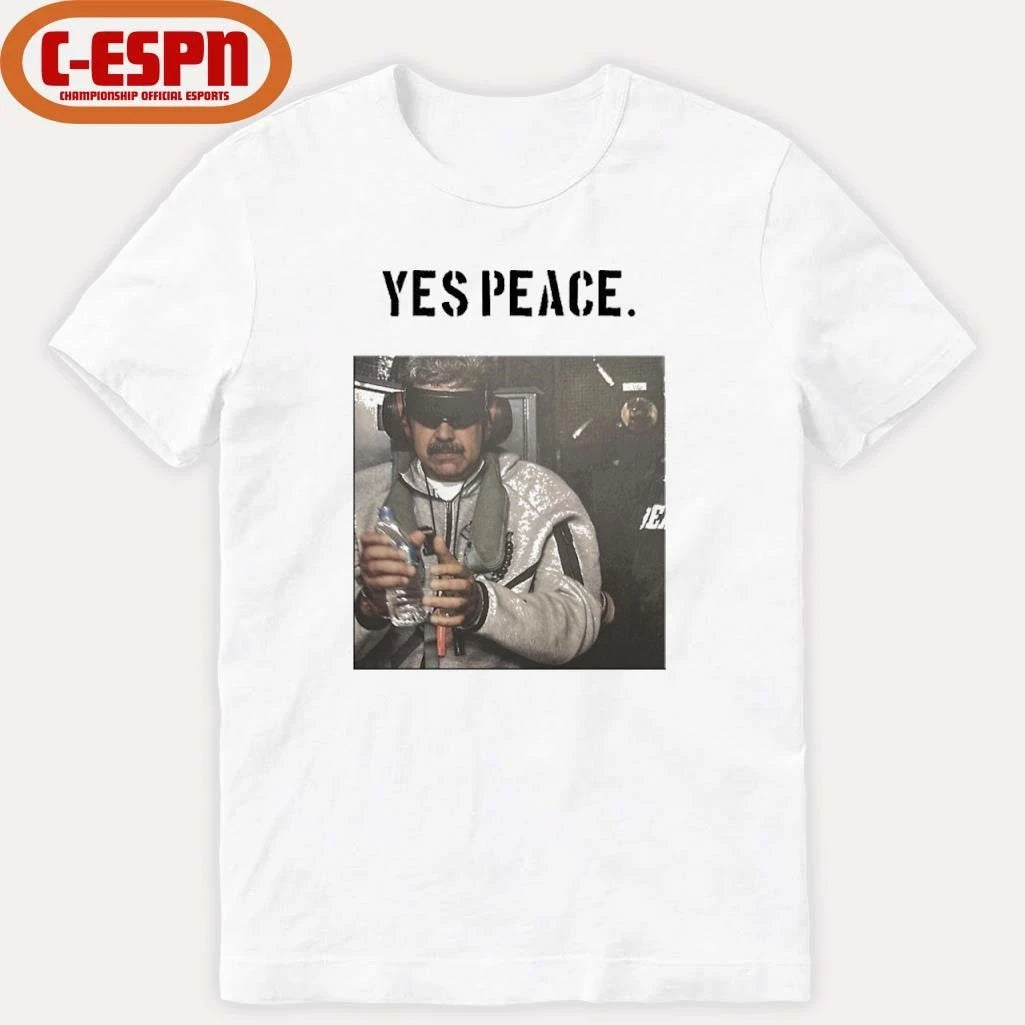 Official Yes Peace Nicolas Maduro USA Trump arrest Venezuela T-Shirt