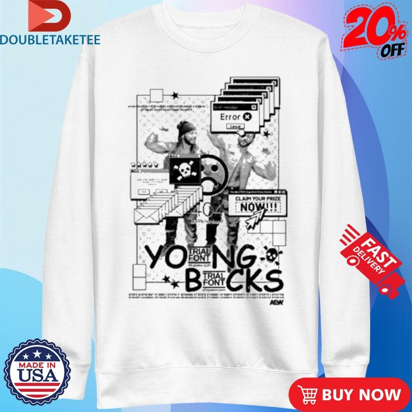 Official Young Bucks I Am Not Good With Computers AEW Shirts