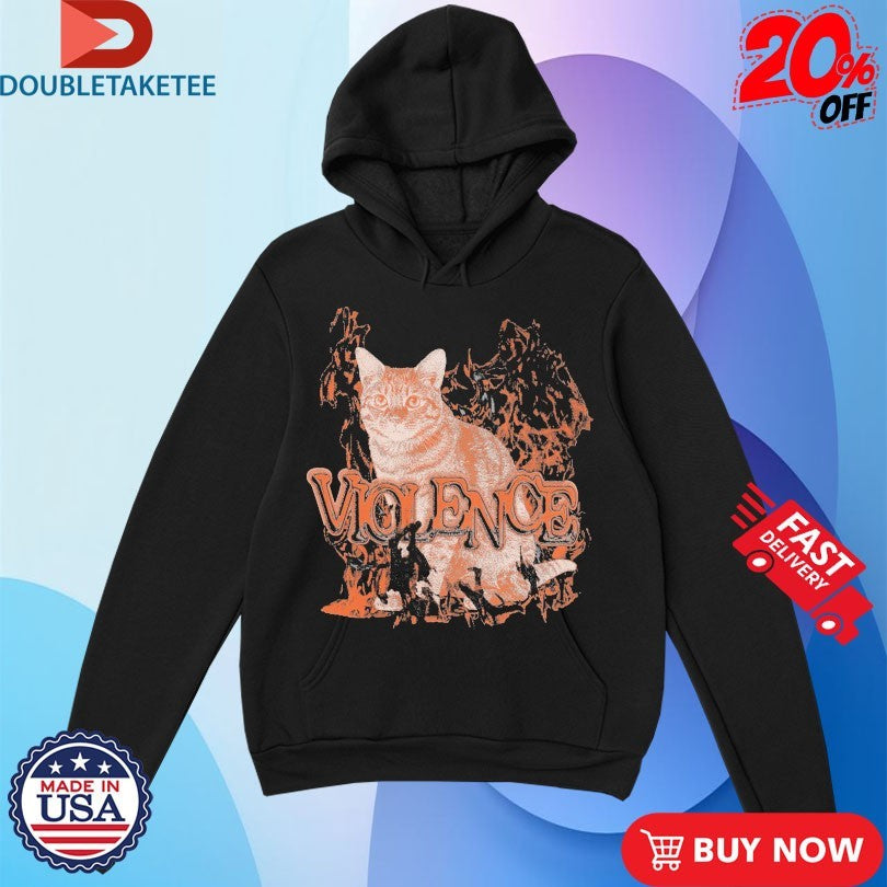 Official violence Cat Flames Shirts
