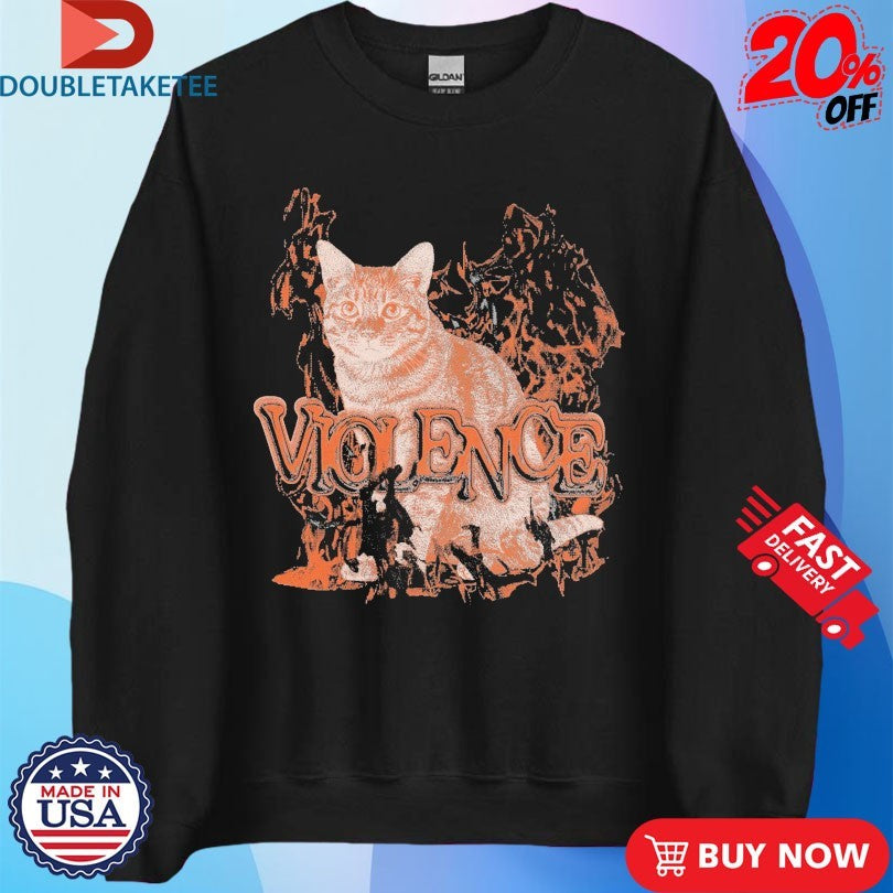 Official violence Cat Flames Shirts