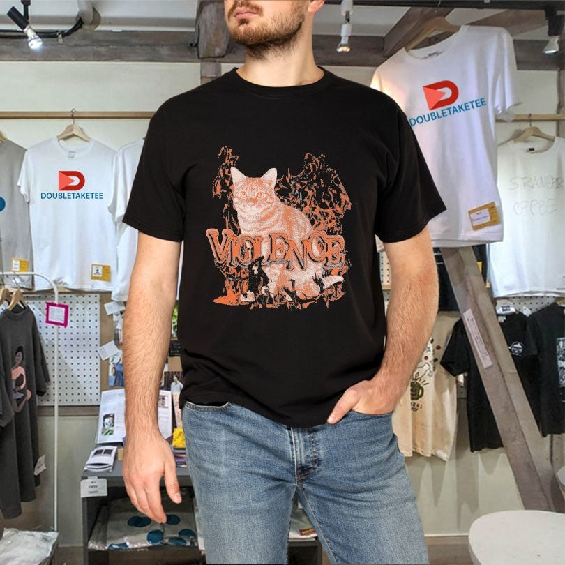 Official violence Cat Flames Shirts