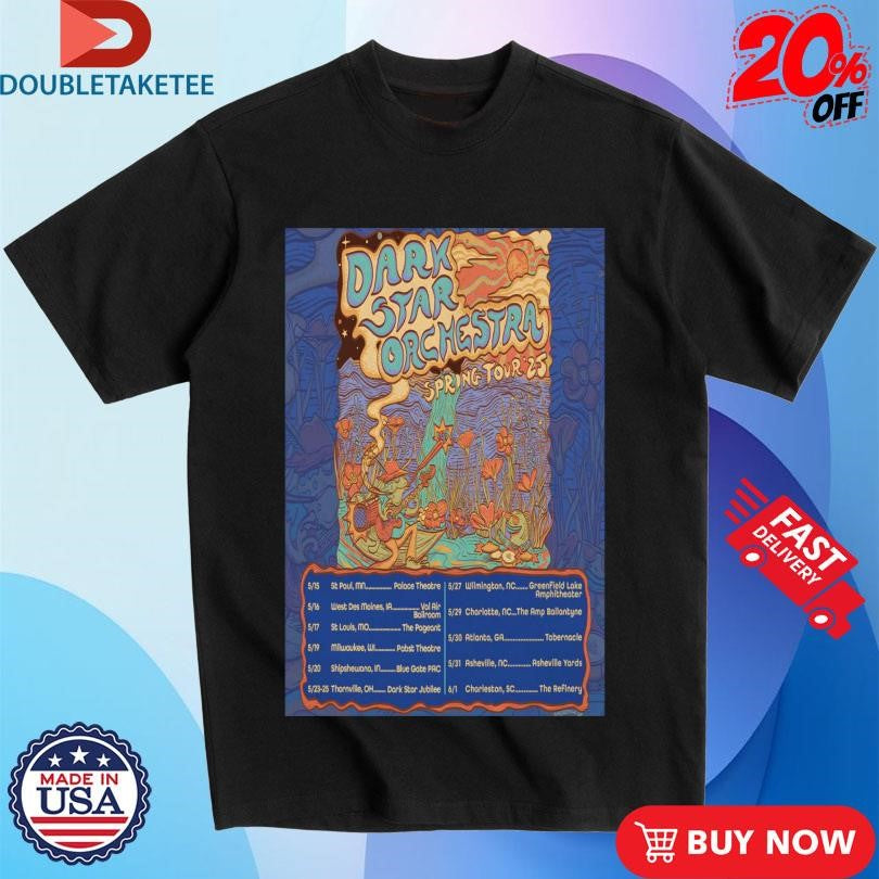 OfficialDark Star Orchestra 2025 Spring Tour Shirts