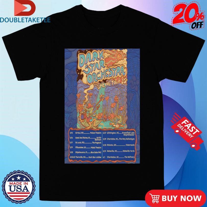 OfficialDark Star Orchestra 2025 Spring Tour Shirts