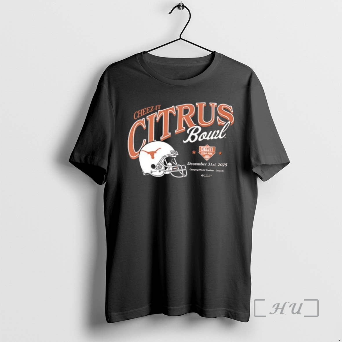 Officials 2025 Cheez Citrus Bowl Texas Longhorns Helmet 2 Sided T-Shirts, Hoodie, Sweatshirt