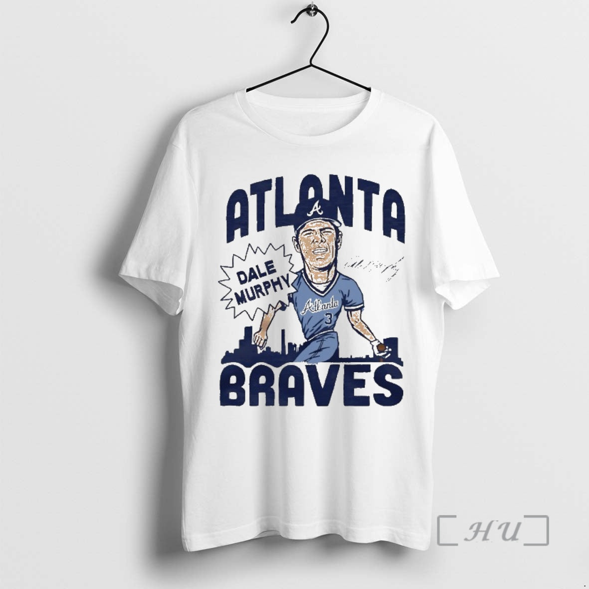 Officials Dale Murphy Swing Atlanta Braves Superstar Caricature Signature T-Shirts, Hoodie, Sweatshirt