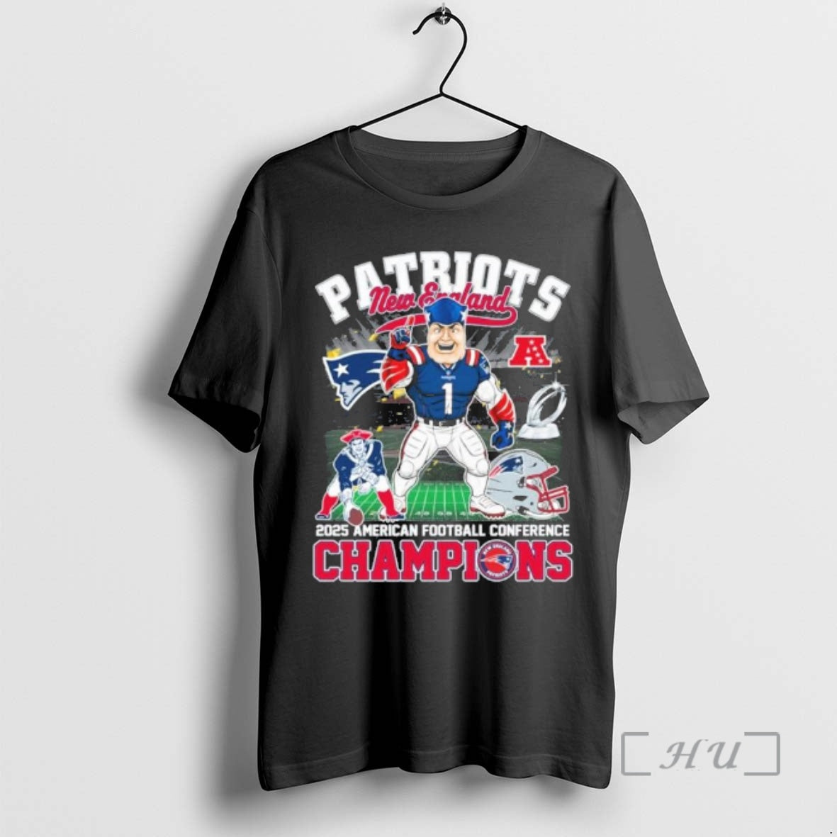 Officials Ne Patriots Mascot Afc Conference Champions T-Shirts, Hoodie, Sweatshirt | ZylaModa.com