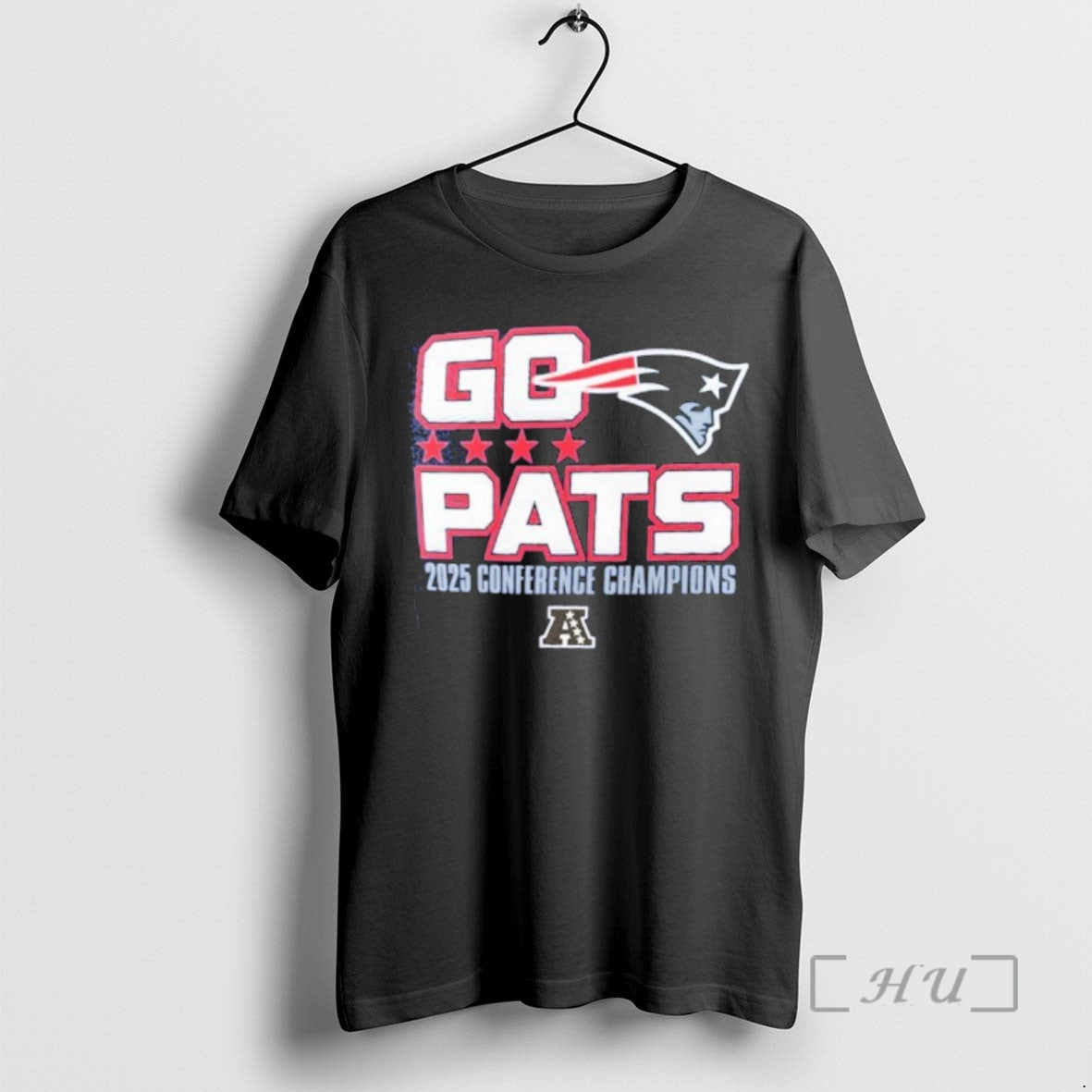 Officials New England Patriots Go Pats 2025 Afc Champions T-Shirts, Hoodie, Sweatshirt | ZylaModa.com