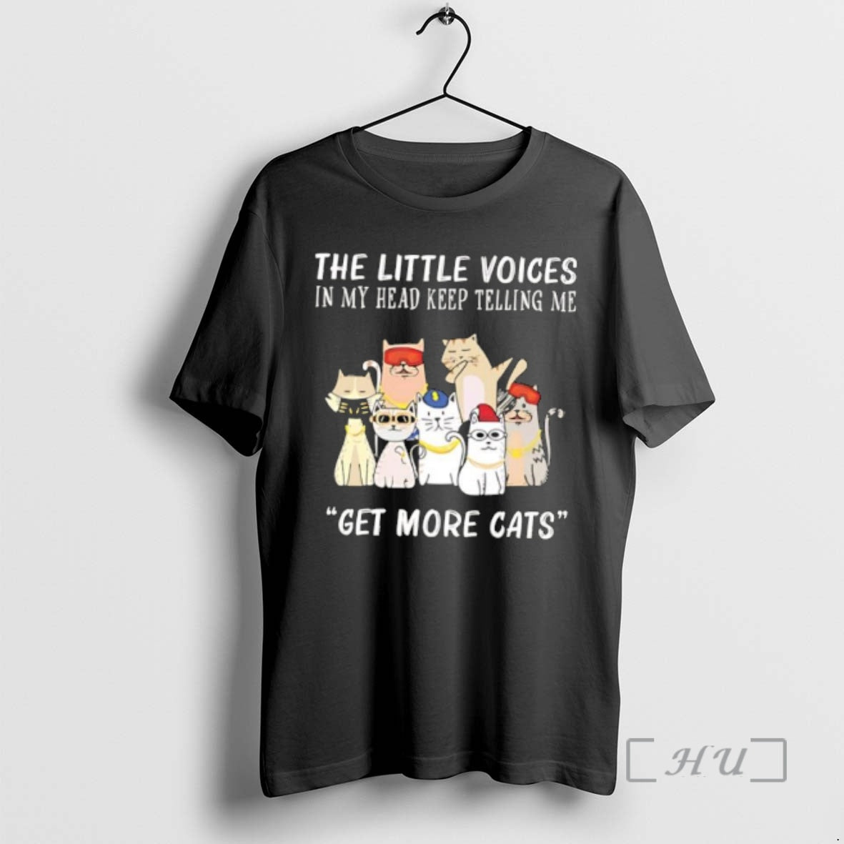 Officials The Little Voices In My Head Telling Me Get More Cats Premium T Shirts