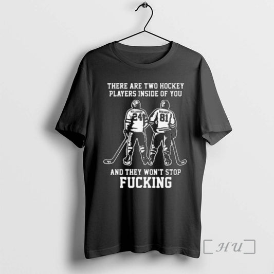 Officials There Are Two Hockey Players Inside You They Wont Stop Fucking Circle T-Shirts, Hoodie, Sweatshirt