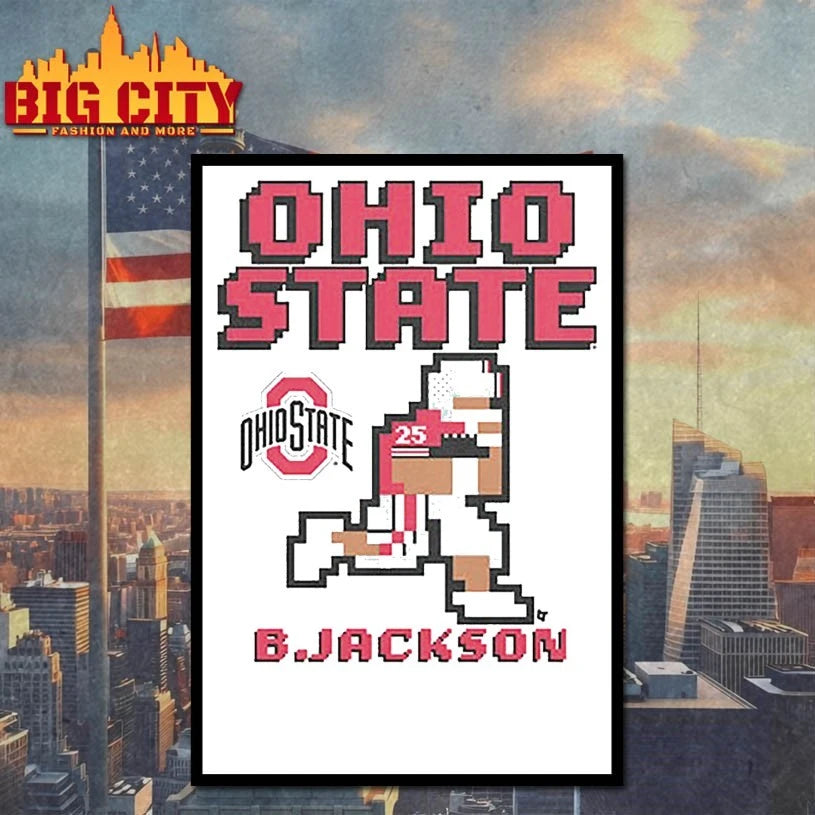Ohio State Football Bo Jackson Retro Baller shirt