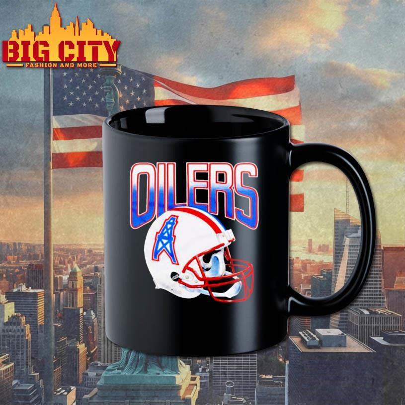 Oilers Football Gradient Helmet Shirt