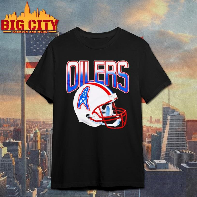 Oilers Football Gradient Helmet Shirt