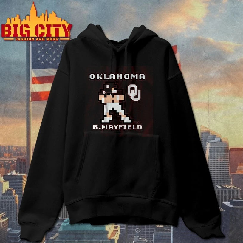 Oklahoma Football Baker Mayfield Retro Baller shirts