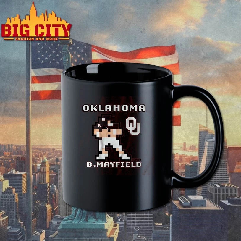 Oklahoma Football Baker Mayfield Retro Baller shirts