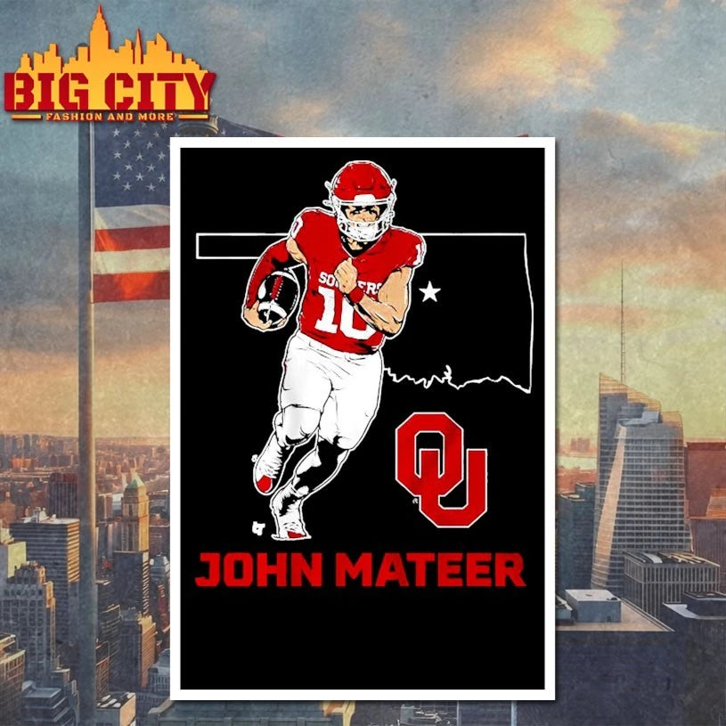 Oklahoma Football John Mateer State Star Shirt