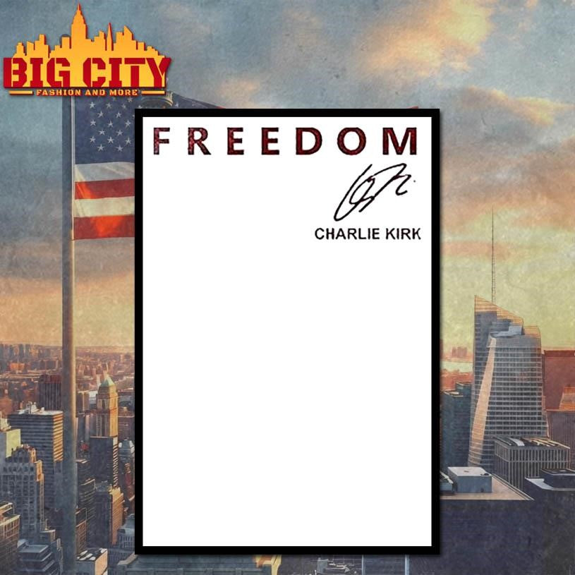 Oklahoma Soners X The University Of Oklahoma X Charlie Kirk Freedom Signature Shirt