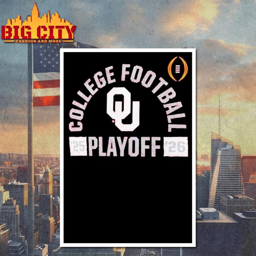 Oklahoma Sooners 2025-26 College Football Playoff Touchdown Glory Shirt