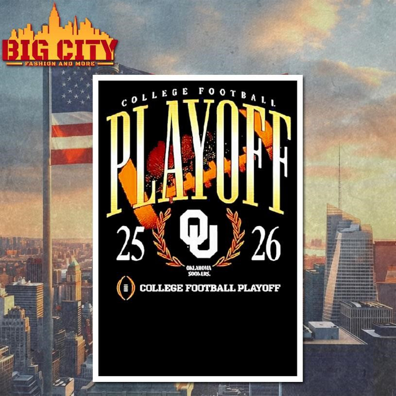 Oklahoma Sooners ’25-’26 College Football Playoff Shirt