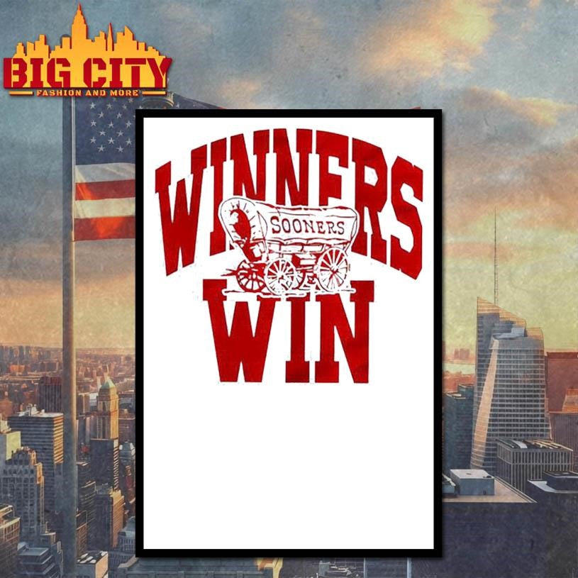 Oklahoma Sooners Winners Win 2025 Shirt