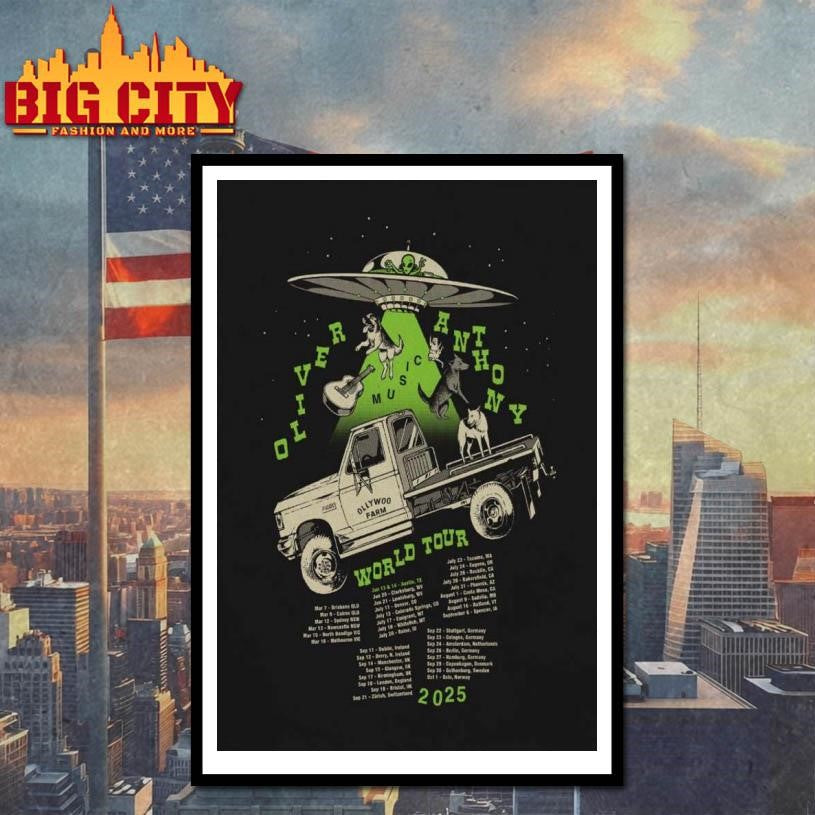 Oliver Anthony Concert Poster Shirt