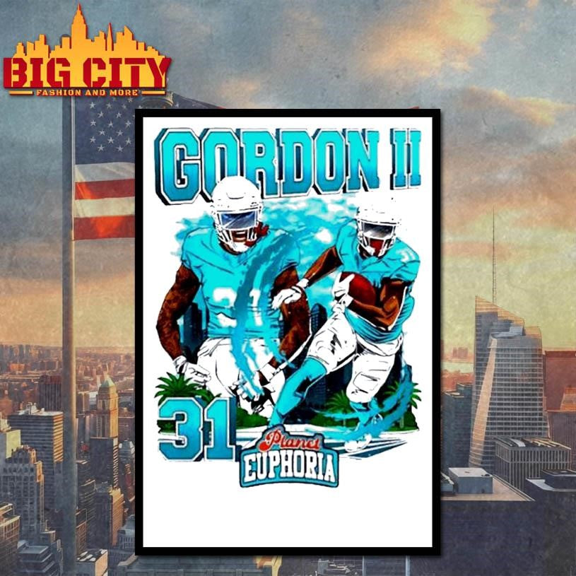 Ollie Gordon II Miami Dolphins player comic Shirt