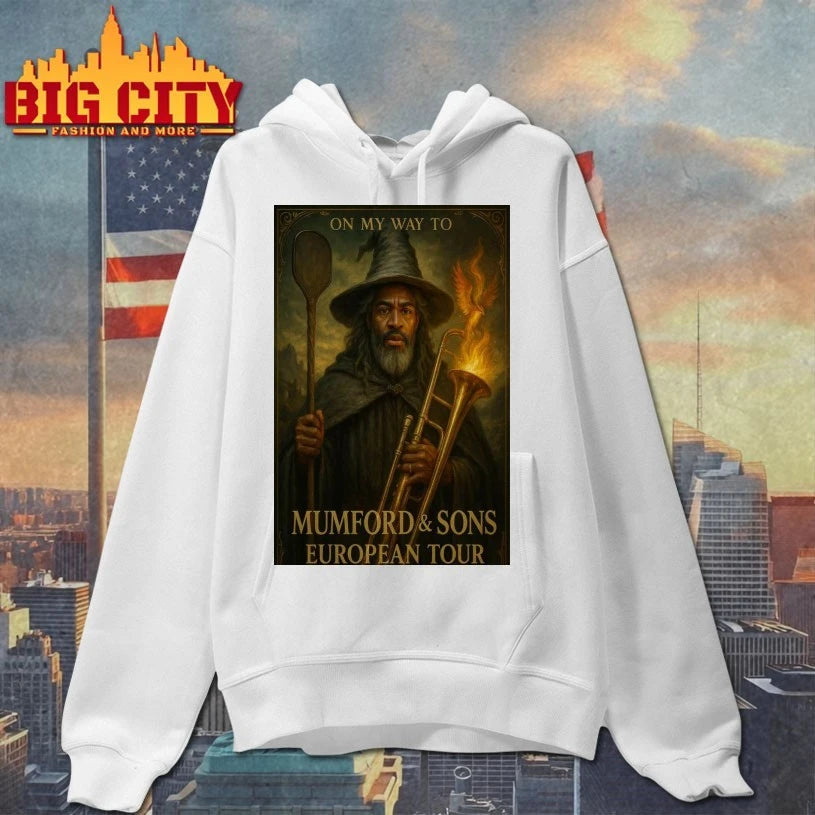 On My Way To Mumford &amp; Sons European Tour Poster shirt
