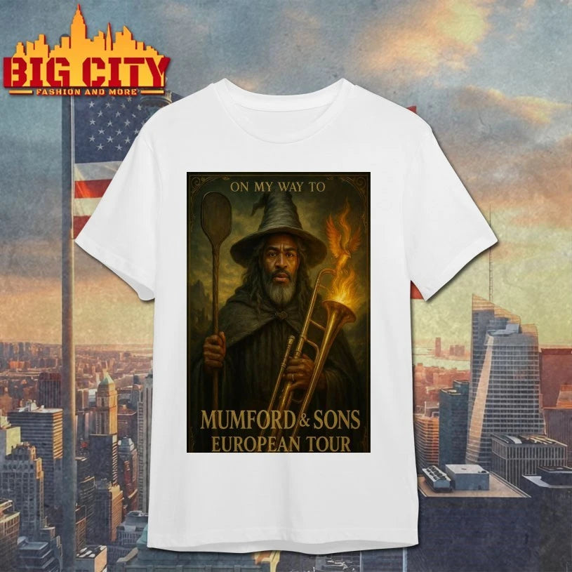 On My Way To Mumford &amp; Sons European Tour Poster shirt