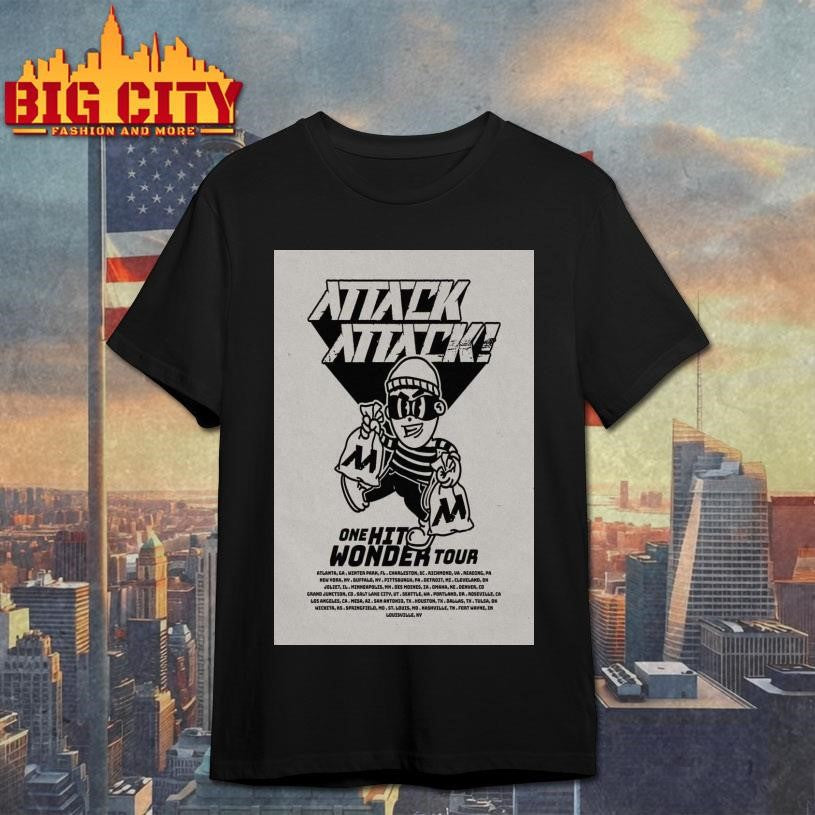 One Hit Wonder Tour 2025 Attack Attack! Poster Shirt