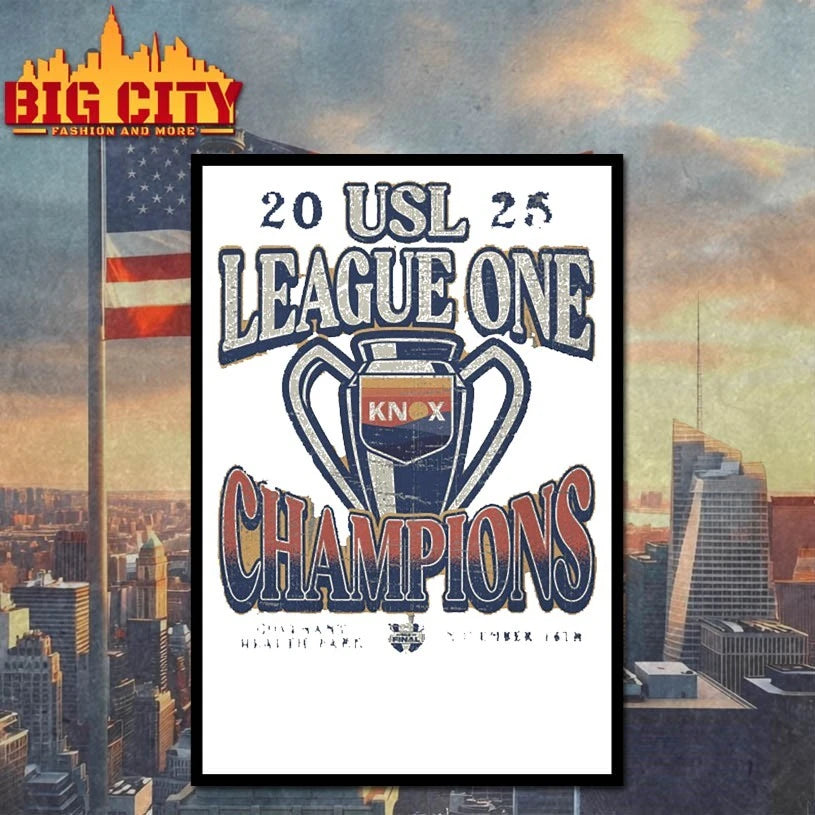 One Knoxville SC 2025 USL League One Final Champions Trophy shirt