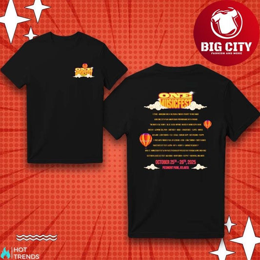 One Music Fest 2025 New Two Sided Shirt