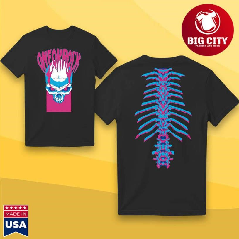 One Ok Rock Skull Logo Two Sided Shirt