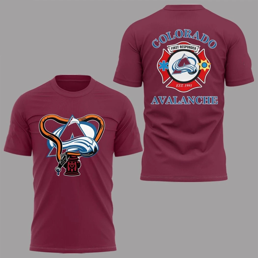 Original Colorado Avalanche First Responders Night 2026 NHL Hoodie Shirts