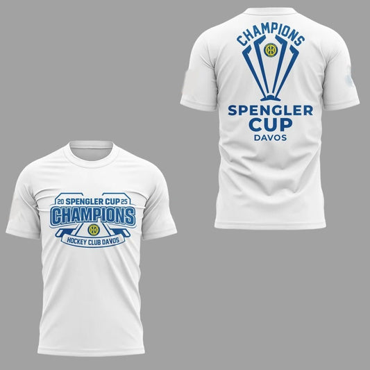 Original Davos Hockey Club 2025 Spengler Champions Cup Hoodie T-Shirt
