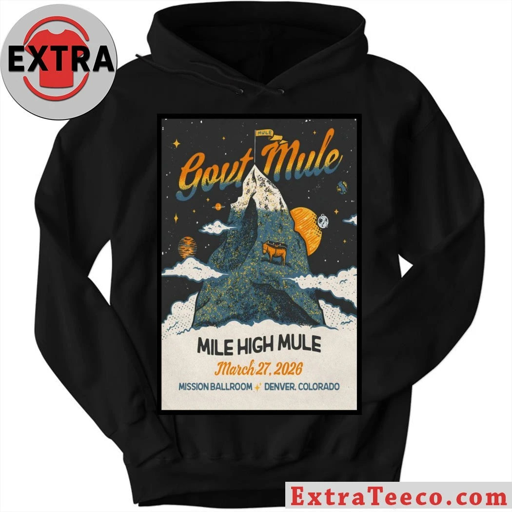 Original Gov’t Mule Denver CO 3 27 2026 Poster Shirt