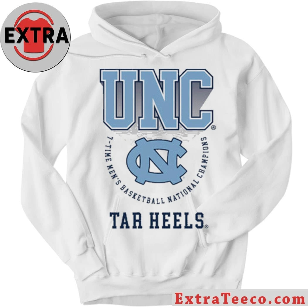 Original North Carolina 7 Time Men’s Basketball National Champions Banner Legacy Basketball Logo Shirt