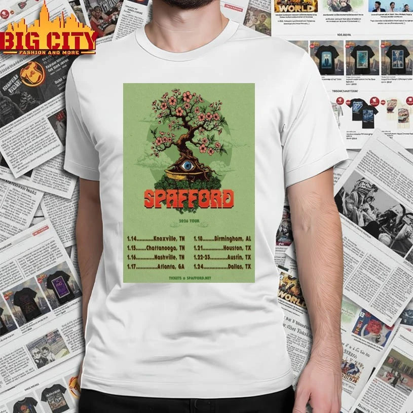 Original Spafford 2026 New Poster Shirts