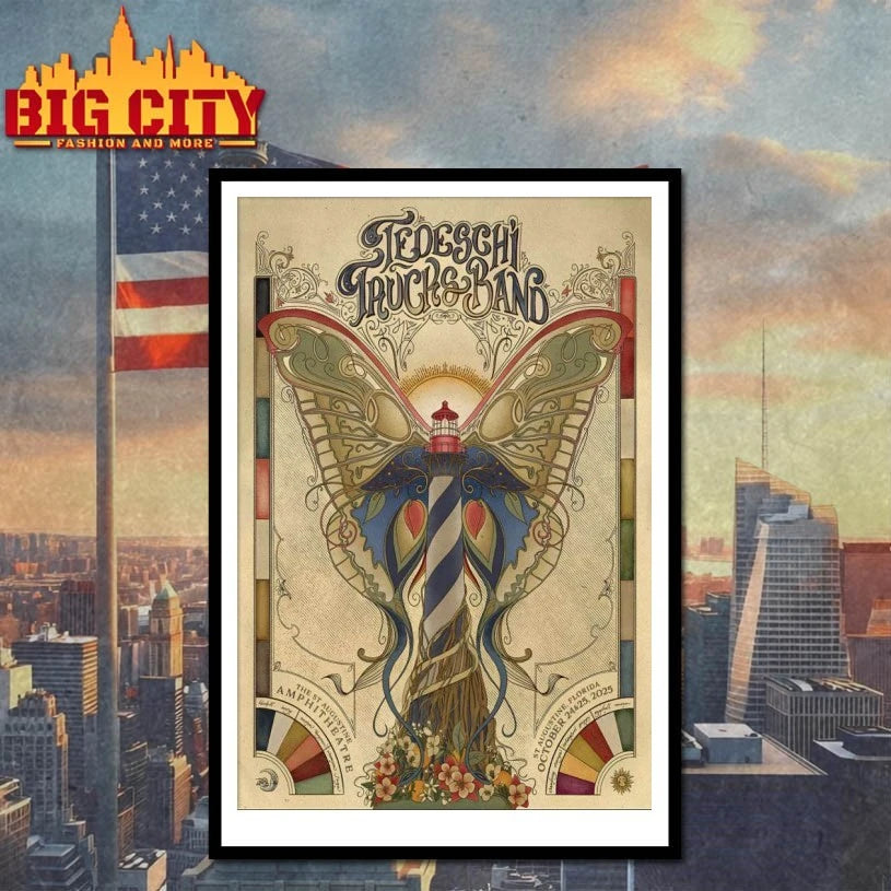 Original Tedeschi Trucks Band Oct 24-25 2025 In St. Augustine, FL Poster shirt