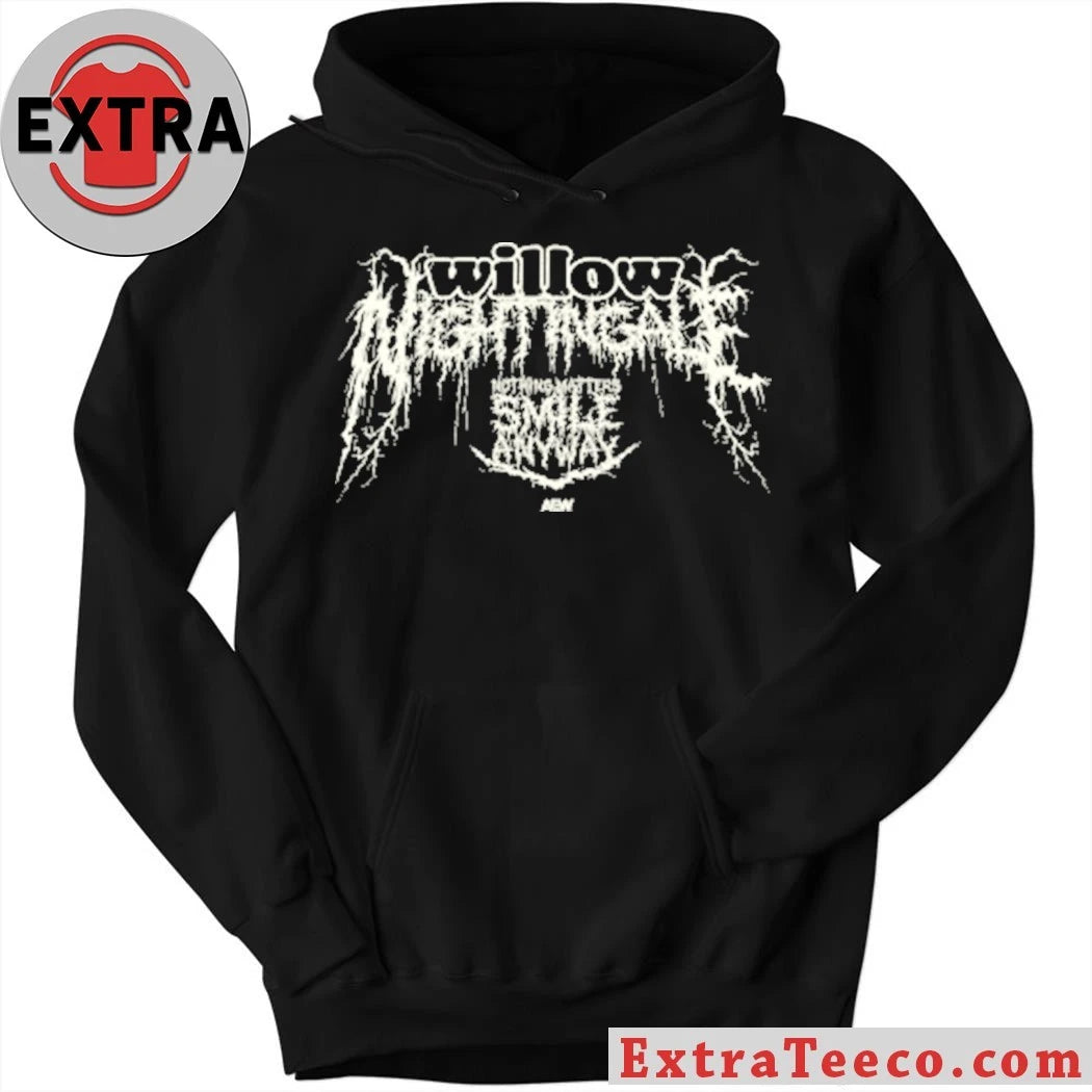 Original Willow Nightingale – Smiling is Metal T-Shirt