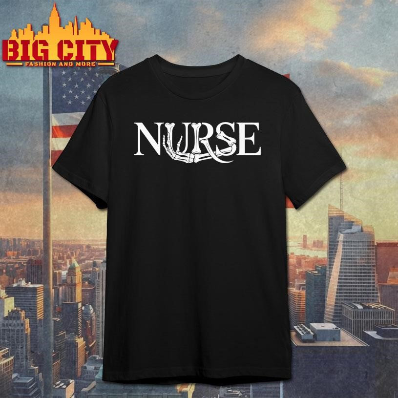 Orthopedic Nurse Halloween Bones Skeleton Graphic Shirt