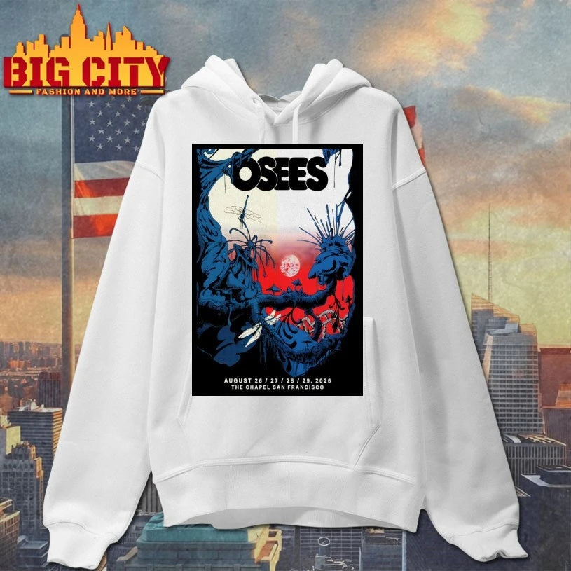 Osees August 26-29 2026 In San Francisco CA Poster shirt