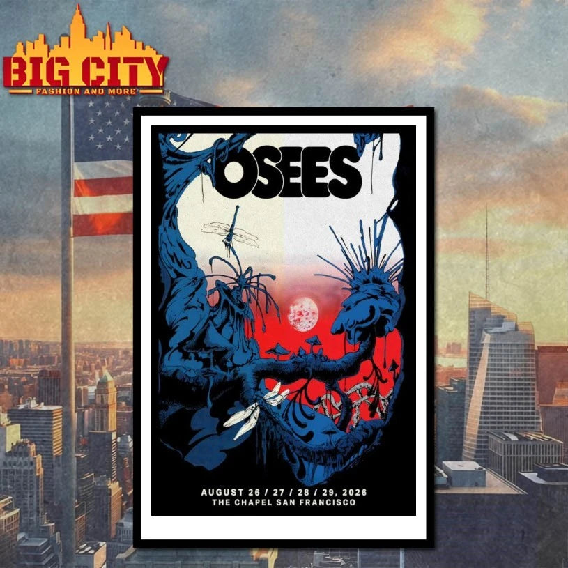Osees August 26-29 2026 In San Francisco CA Poster shirt