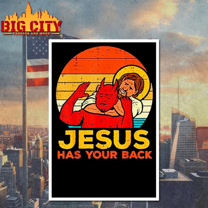 Otis wrestler jesus has your back jiu jitsu retro christian Shirt