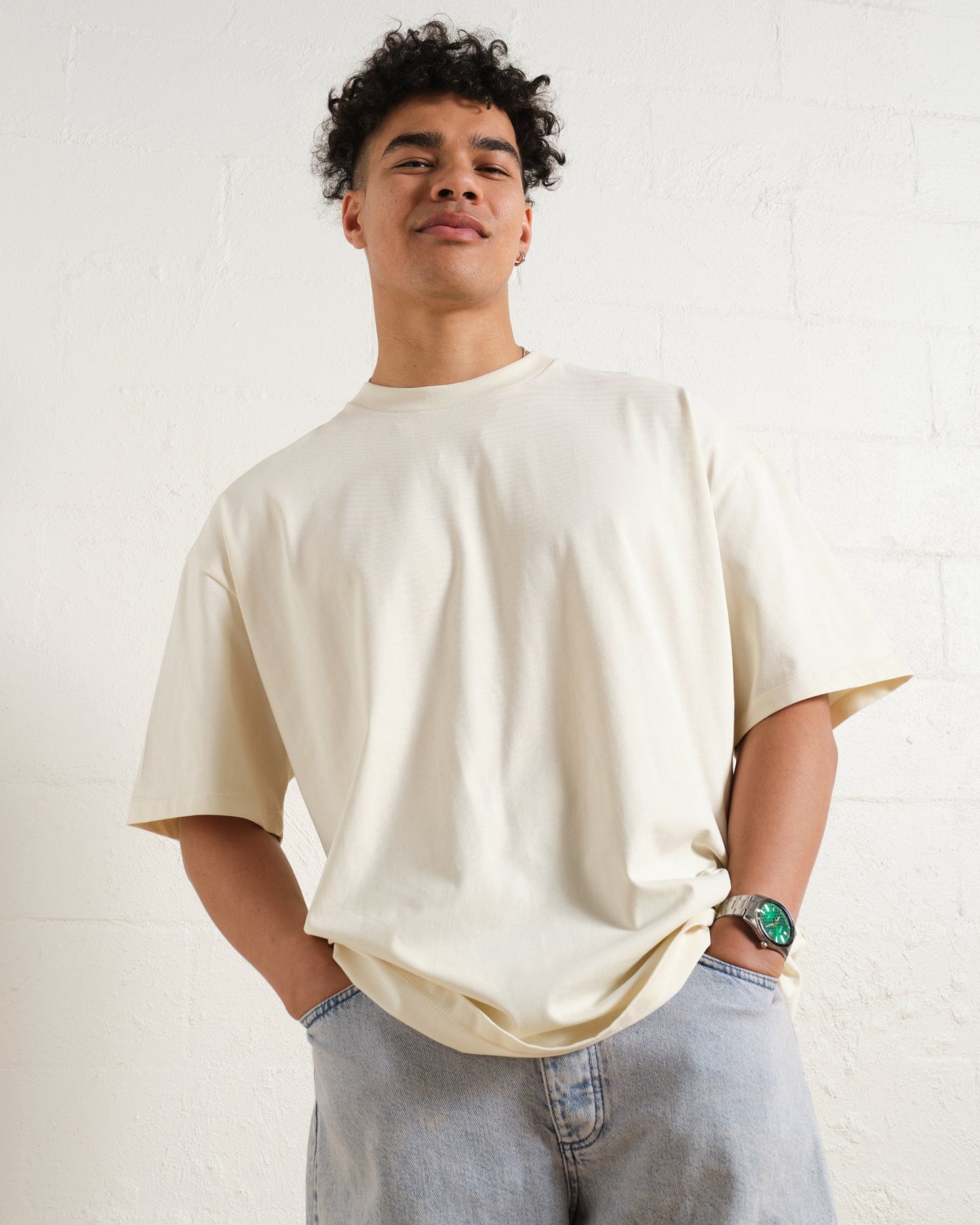 Oversized Tee 2 Pack: Powder Blue, Natural