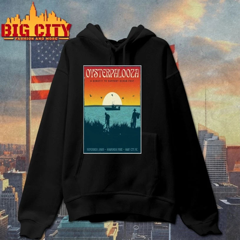 Oyster Palooza Nov 1 2025 Surf City Carolina Poster Shirt
