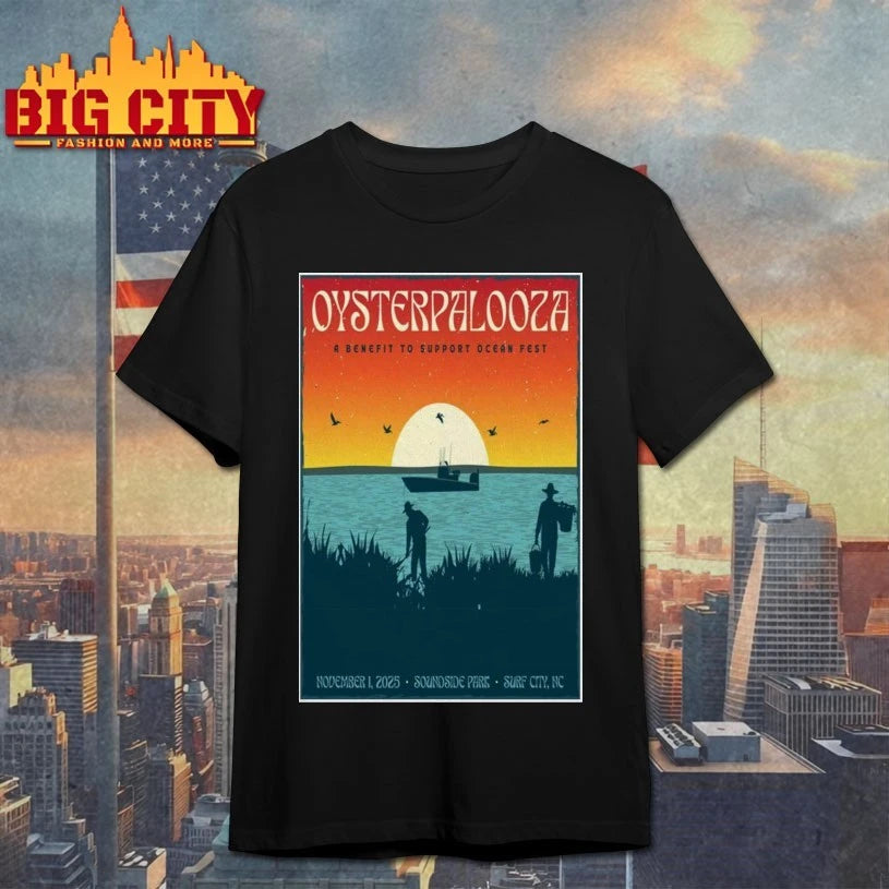Oyster Palooza Nov 1 2025 Surf City Carolina Poster Shirt