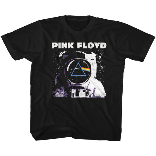 Pink Floyd Youth S/S T-Shirt - Moon - Solid Black Style001