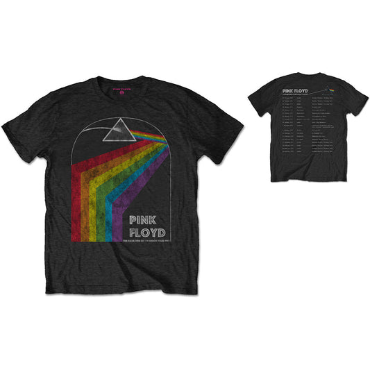 Pink Floyd T-Shirt: Dark Side of the Moon 1972 Tour (Back Print)